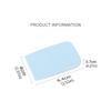 Flat Edge Silicone Makeup Brush Gentle Streakless Coverage Nonabsorbent Quick Wash Long Lasting Beauty Essential