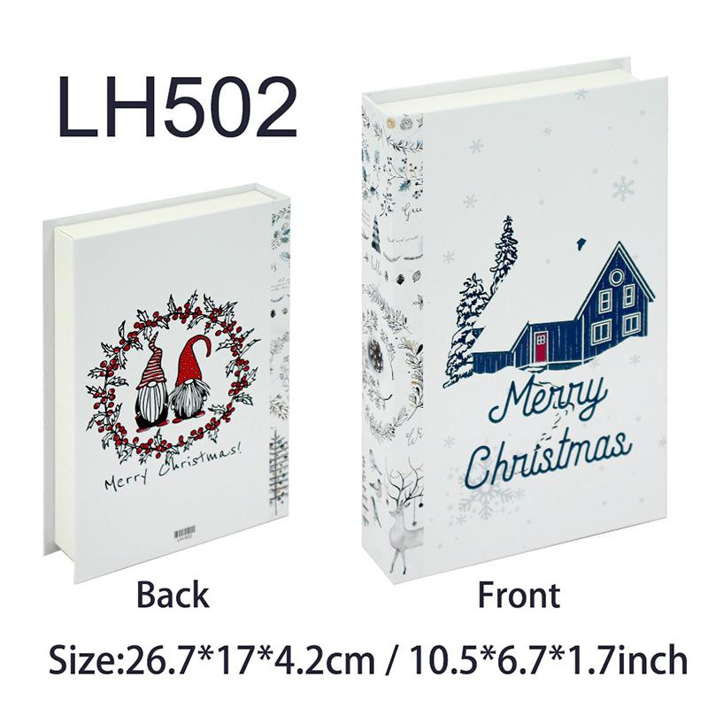 Seria Świąteczna Dekoracja Fałszywych Książek Estetyka Pokoju Dziennego Rekwizyty Dekoracje Książek Wnętrze Ozdoby na Stolik Kawowy Dodatkowe