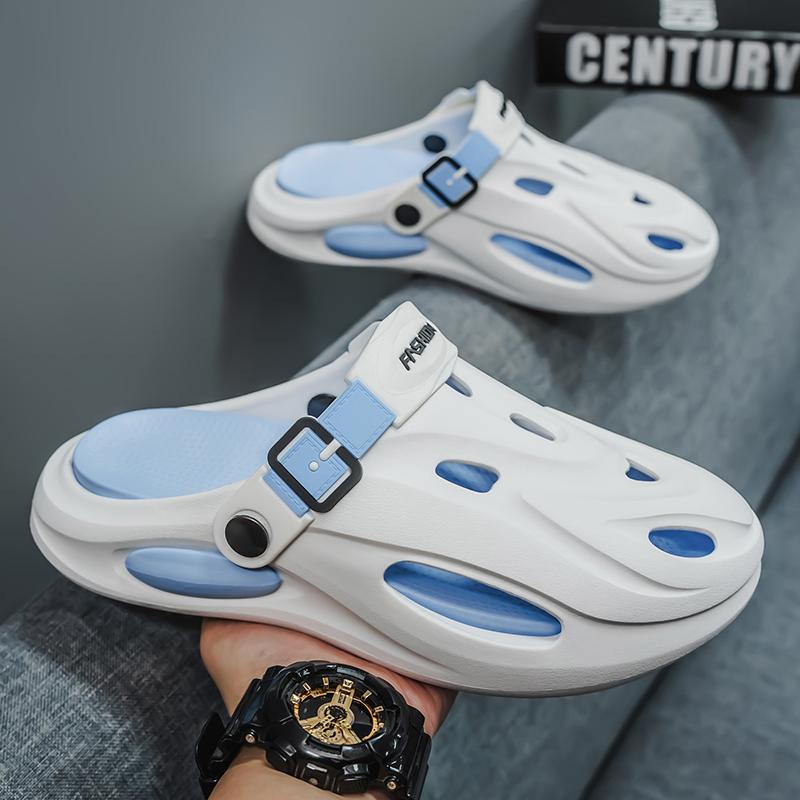 Mens And Women'S New Summertime Breathable Flip-Flops Couple'S Thick-Soled Anti-Skid Beach Footwear Sandal Shoes