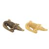 Drawer Pulls Metal Dressers Knob Cupboard Handle Modern Furniture Handle Small Alligator Shape Bedside Cabinet Pull