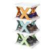 Space-Saving Detachable Multi-Layer Shoe Rack for Indoor Use