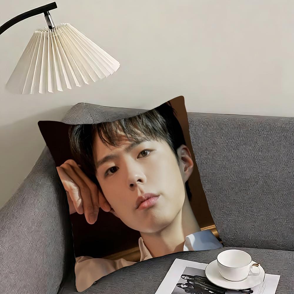 Park Bo - gum Cushion Cover Reversible Plush Pillow Cover – For car, sofa, bedroom, perfect as a gift. 12x12Inch