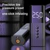 Car Air Pump Tire Compressor Tyre Inflator Air Cylinder Mini Digital Display Wireless Inflatable