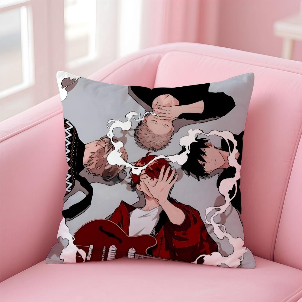 Anime GGiven ClassicS Cushion Cover Pillow Case Soft Friendly Fabric Concealed Zipper