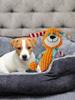 Pet Plush Toy Cat Dog Puzzle Toy Cute Animals Bite Resistant Interactive Squeaky Dog Teeth Cleaning Chew Toy Pet Supplies