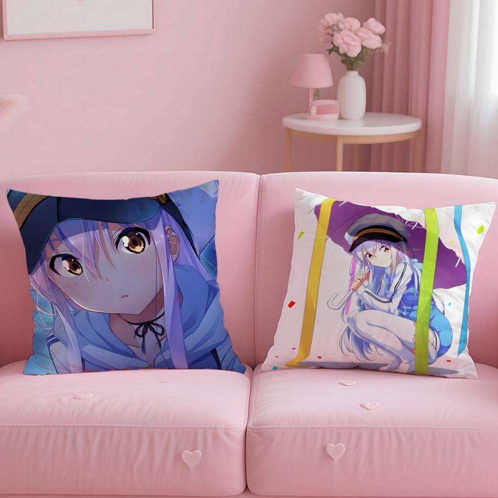 mystery anime ISLAND Cushion Cover Soft  EasyWash Pillow Case  Versatile for Couch Bed Travel and Office