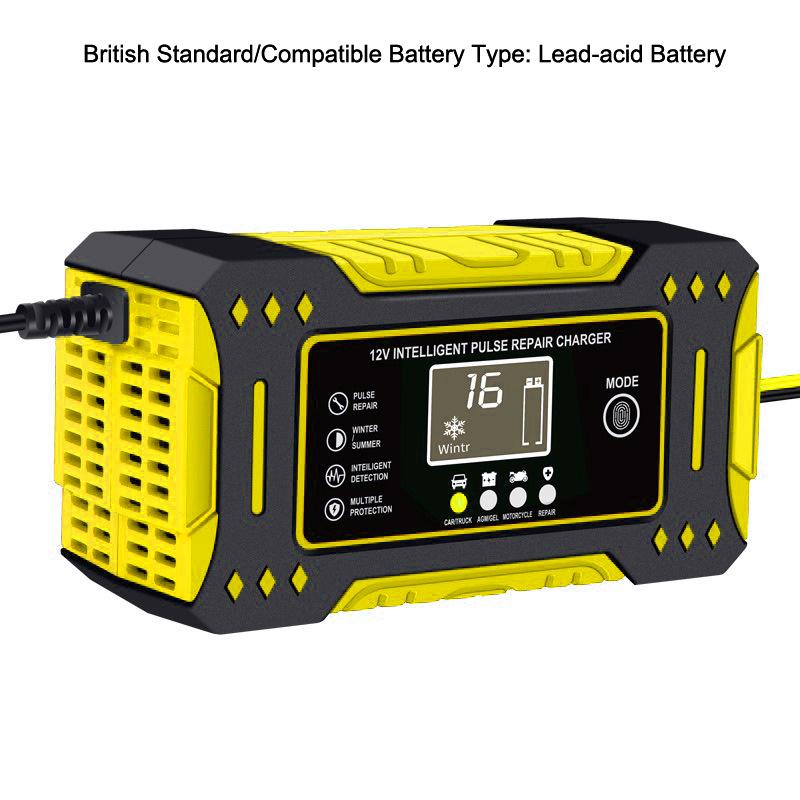 Battery Repair Lcd Display 6A 12V Intelligent Car Battery Charger Car And Motorcycle Battery Charging Unit Lead-Acid