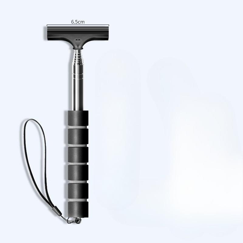 

1pc Retractable Windshield Wipers, Car Rearview Mirror Wipers with Retractable Long Pole, Retractable Car Glass Scraper