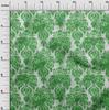 oneOone Bomull Flex Green Stoff Damask Stoff For Sying Trykt Craft Stoff By The Yard 40 tommer