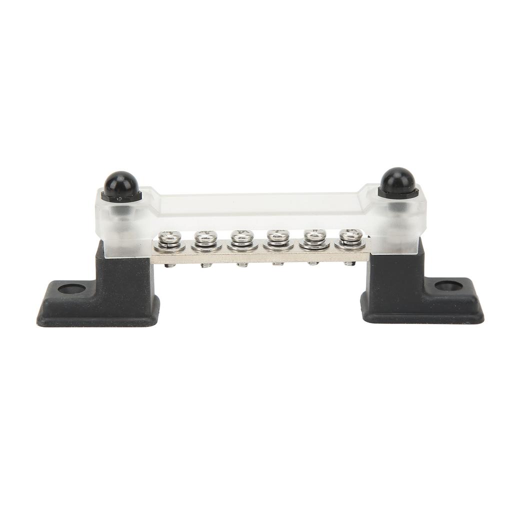 Power Distribution Block 6 Terminal 12‑48V 150A Bus Bar Junction Block for Cars RVs Boats Yachts Trucks