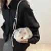 Sac à bandoulière décontracté élégant Été 2024 Tendance Sac seau en toile bleue pour les trajets