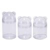 JMY Wide Mouth Plastic Jar 32oz, Leakproof Airtight Food Storage Containers for Kitchen Organization, Pantry Storage, BPA Free