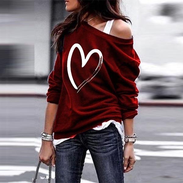 T-Shirts Loose Pullovers Tops 