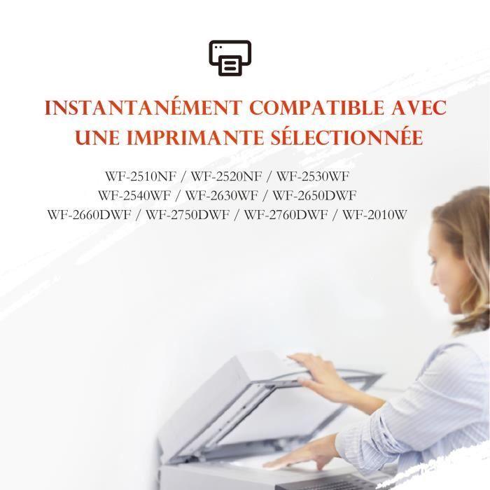 16XL Cartouches d'encre EJET 10 Pack Compatibles pour Epson 16XL pour Epson WorkForce WF-2750DWF WF-2760DWF WF-2660DWF WF-2650DWF