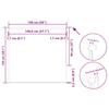 Blackout Roller Blind Cream White 150x150 Cm Fabric Width 146.6 Cm