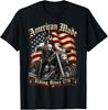 American Made Riding Since 1776 Vintage Patriotic Biker T-Shirt