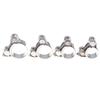 2Pcs Stainless Steel Strengthens European Style Hose Clamp Exhaust Circular Air Water Pipe Clip Sealing Welding Repair Tool