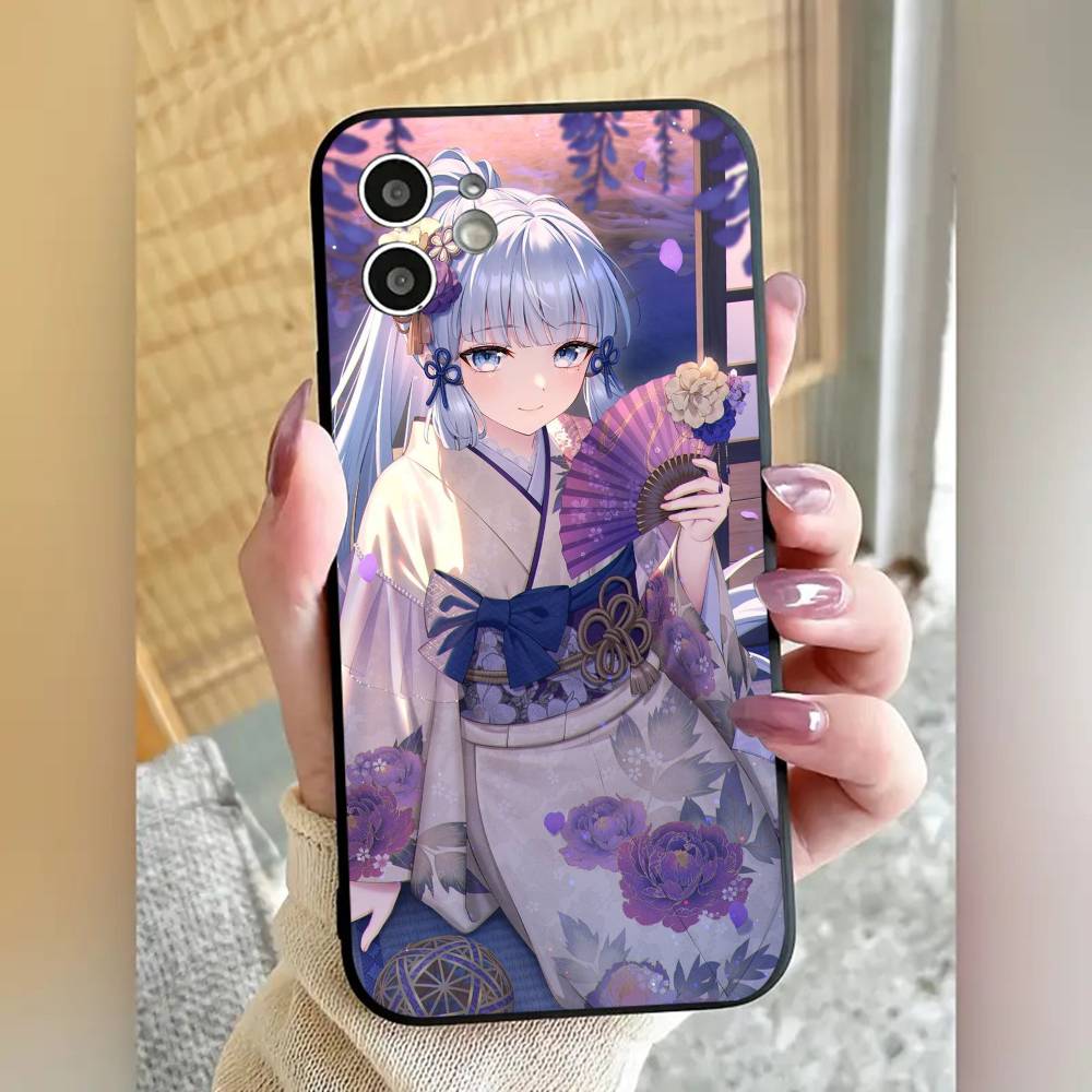 Anime Spiel G-Genshin I-Impact Charaktere Handyhülle Cool Schwarz Silikon Weich Für IPhone 16 15 14 13 12 11 X XR Plus Pro Max Plu