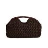 Elegante Damen Kettengewebte Handtasche Stroh Schultertasche Modische Raffia Crossbody Strandtasche Sommer Neu Vielseitige Damen Tasche