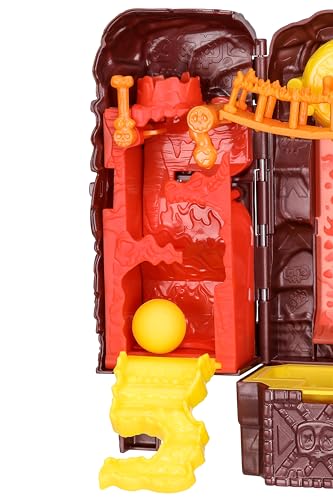 Treasure X Lost Lands Skull Island Lava Tower Micro Playset, a 15-level adventure! Survive traps and discover 2 micro-sized action figures. Will you f