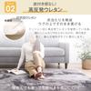 Tansu no Gen Rug High Extra Thickness 200 x Approximately 3 Tatami Floor Compatible with Hot Snow Gray 65010003 08 Carpet, Resilience, 25mm, 250cm,