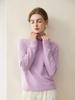 Women's Pure Cashmere High Neck Sweater - 2026 Autumn/Winter Collection, Loose, Slimming, Thick Knitwear.