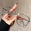 Anti-blue Light Glasses For Women Without Makeup Large Frame Polygonal Myopia Glasses Frame MH9092