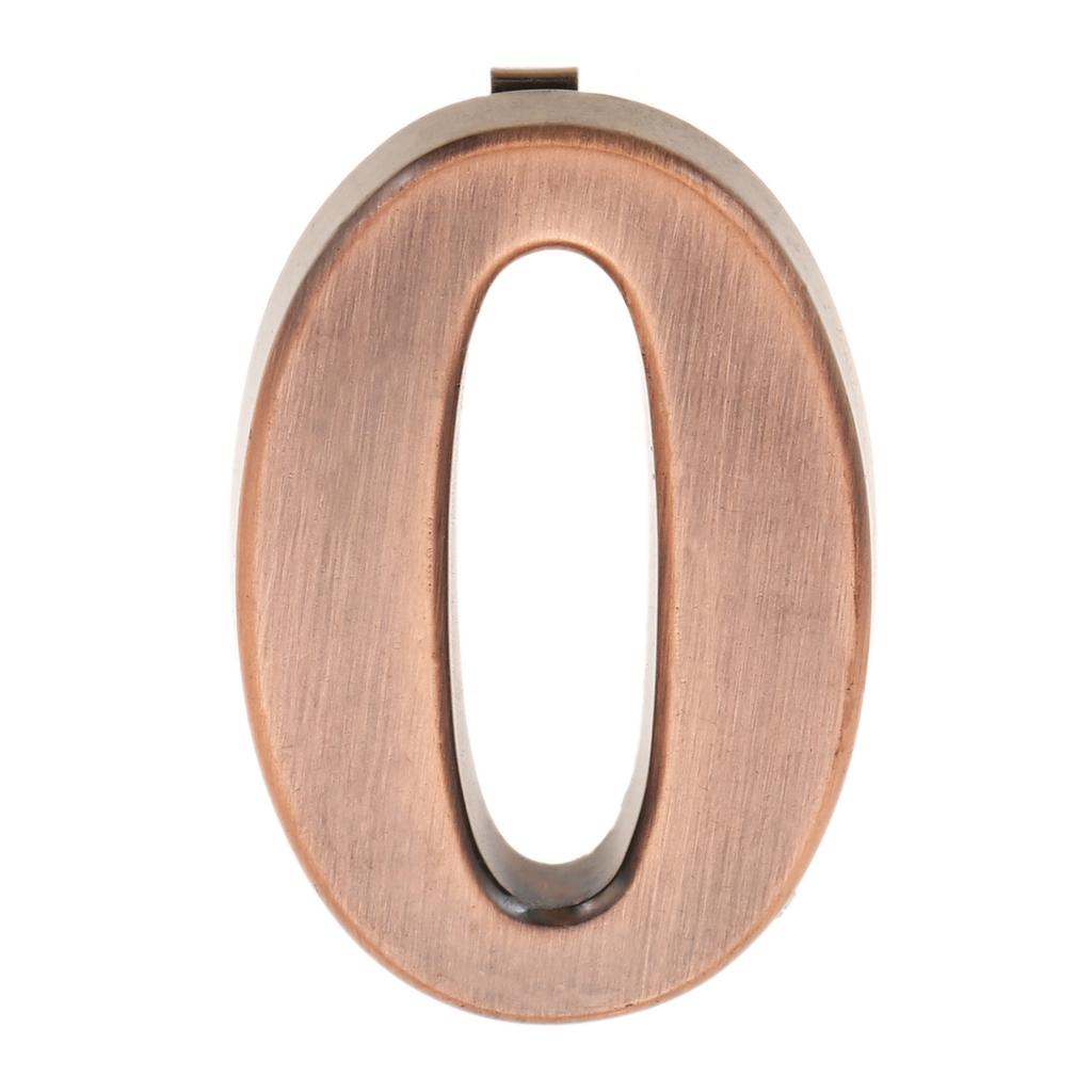 DRELD Old Antique Copper House Number Plastic Door Plate Custom Sign Door Number Sticker for Hotel Apartment Villa Door Plate