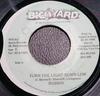 7inch Record ROBBIN  Turn The Light Down Low BIG006 Big Yard Produc Jamaica Reggae Ska  Dub Used
