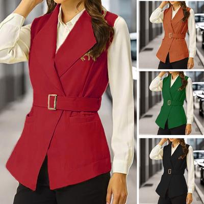 Autumn and Spring Women's Waistcoat Japanese and Korean Casual Jacket