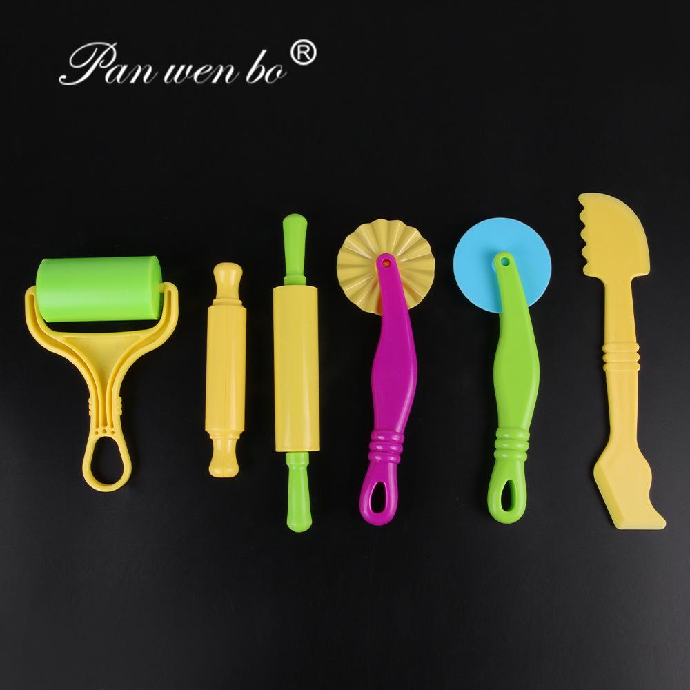 Children's Colorful Clay Playset: 26 Mold & Tool DIY Craft Kit