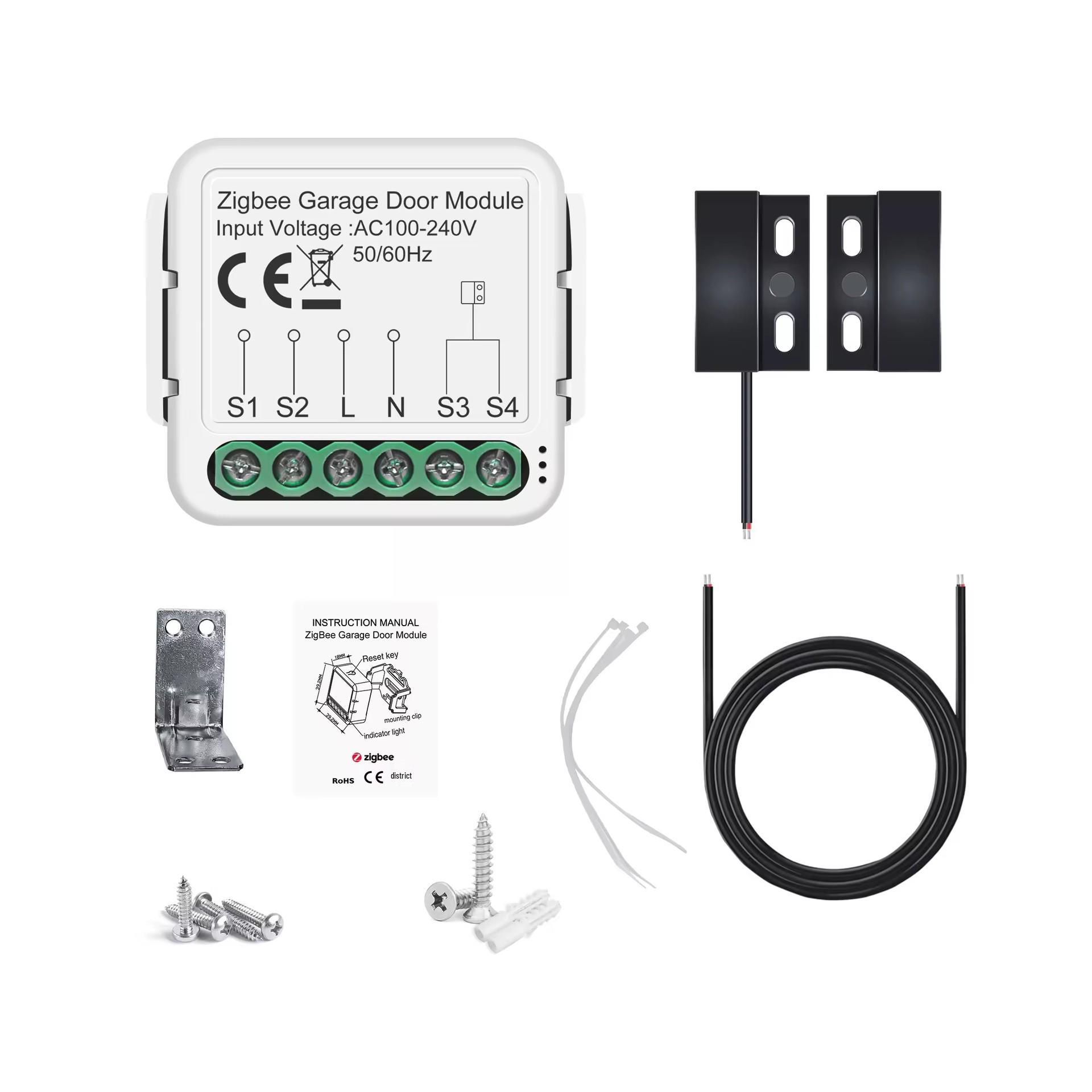 Graffiti Zigbee Smart Garage Door Controller - Google/Yandex Compatible