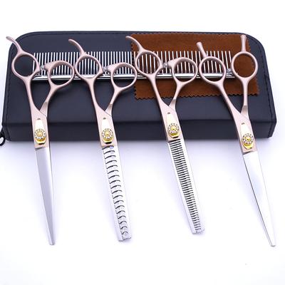 Japan Stahl Professionelle Friseur Schere Haar Effilierschere Set Haare Schneiden Schere 440C Schere 9105#