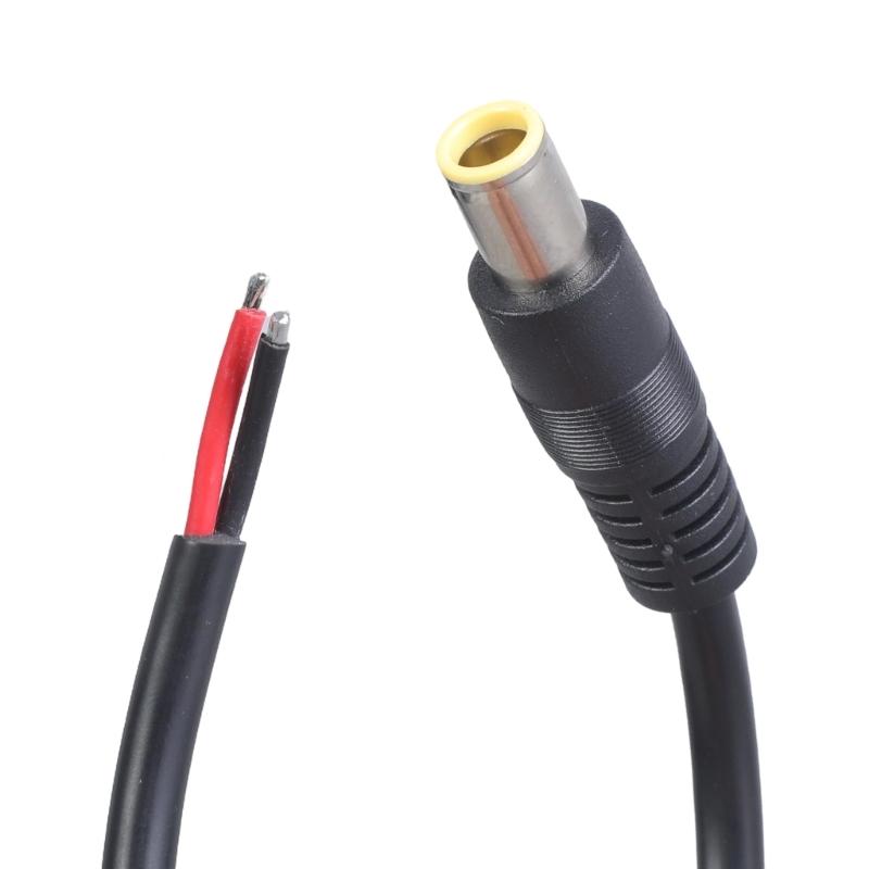 DC7.9x5.5mm Power Pigtails Cable DC7909 7.9x5.5mm Male Plugs Cable with Bare Wire End for Solar Panel Laptop Charger
