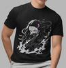 Camiseta Negra Gráfica de Nezuko de Demon Slayer Unisex Fresca Anime Japonés Camiseta Casual