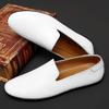 Genuine Leather Mens Dress Shoes Fashion Men Casual Shoes New Design Men Loafers Solid Colors Man Shoes for Men