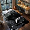 Sir Crocodile Desert King Rug Carpet Large Area Rug Non Slip Washable Floor Mat Gamer Room Bedroom Home Decor