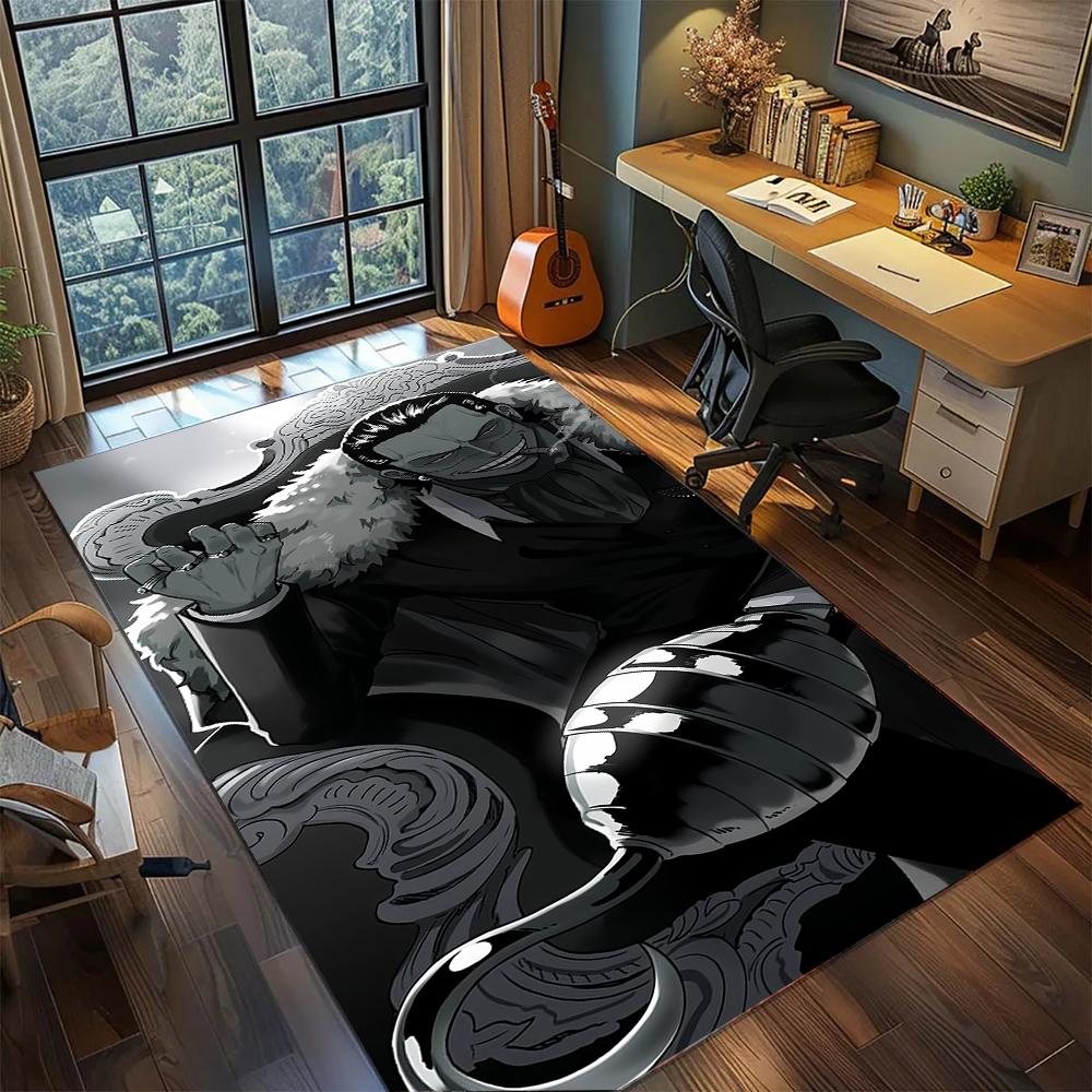 Sir Crocodile Desert King Rug Carpet Large Area Rug Non Slip Washable Floor Mat Gamer Room Bedroom Home Decor