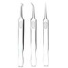 Stainless Steel Ultra-Fine Pimple Tweezers - Super Sharp Acne & Blackhead Removal Tool for Beauty Care