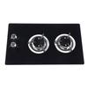 Marine Gas Stove 2 Burner LPG Gas Cook Top Stove Tempered Glass Double Hob 1.8kw for Boat Caravan RV Camper