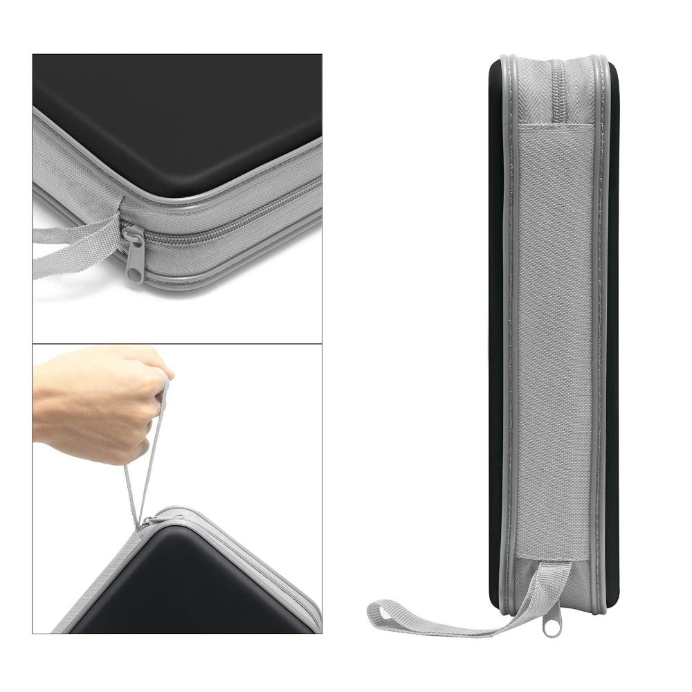 80 Capacity CD Case Holder Hard Plastic CD Case Wallet DVD Case  CD/DVD Album