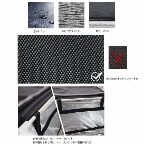 HIGHAWK Delivery Divided Delivery Bag for Lunch Boxes, Pizza, and Home Delivery, Waterproof, Insulates Food for Restaurants, Fast Food, and Catering,