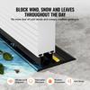 Garage Door Threshold and Bottom Seals Kit, 10 FT U Shape+O Ring Universal Garage Door Bottom Seal Weatherstrip PVC, Combine with Weatherproof Garage