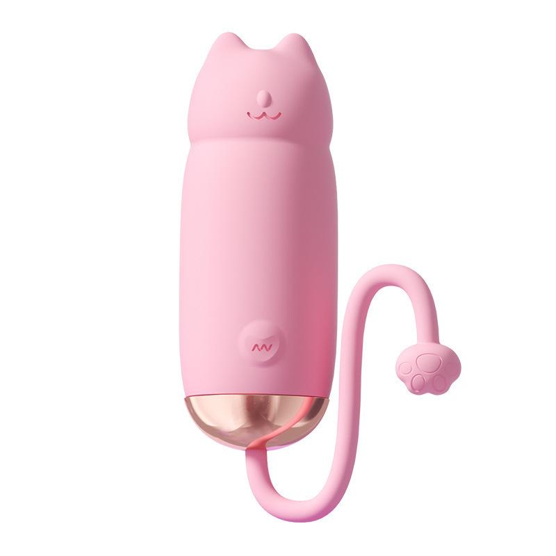 Cute Cat Jumping Over Eggs, Remote-controlled Vibration for Long-distance Flirting, Couples's Pleasure Products, Adult Items, Masturbation Device