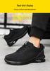 Men's Lightweight Air Cushion Safety Shoes - Wear-Resistant, Anti-Smash, Anti-Puncture Work Shoes