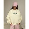 Stylish Loose Fit Round Neck Sweatshirt - Autumn/Winter European & American Trendy Top
