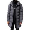 Medium and Long Cotton-padded Men's Winter Coat New Thickened Hooded Cotton-padded Jacket Men's Flow Brand Cotton-padded Clothes