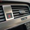 For Volkswagen VW Golf 7 2013-2016 2017 2018 Steel Car Double Flash Light Emergency Light Button Cover Trim Interior Accessories