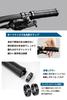 GORIX Bicycle Cross Cylindrical and Round Stylish EVA Bar Black Double Shock Cycle Bicycle Grips for MTB and Mini Velo Grips, Bike, Grips, Tape,