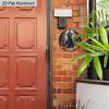 2D Flat Aluminium Halloween Sign with Witch Pattern - Halloween Figurine Ornaments - Ideal for Front Door, Wall, Porch, Window Decor - Ideal